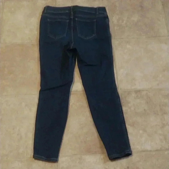 Spanx Skinny Jeans Pull On Stretchy Ankle Blue Women’s L - Picture 4 of 8